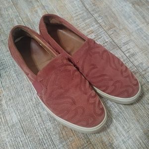 FRYE Ivy Primrose Suede Slip On Sneaker size 8.5